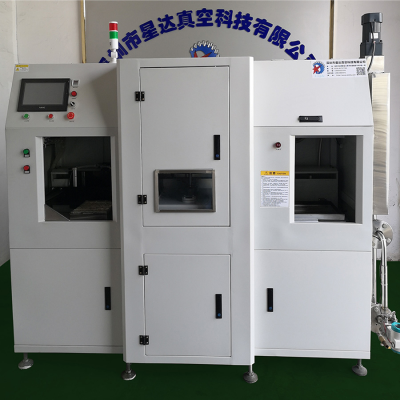 Fully automatic vacuum dipping production line for small inductors